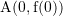 Rendered by QuickLaTeX.com {\mathrm A}(0,{\mathrm f}(0))