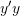 Rendered by QuickLaTeX.com y'y