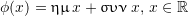 Rendered by QuickLaTeX.com \phi(x)=\fhm x+\fsun x,\,x\in\mathbb{R}